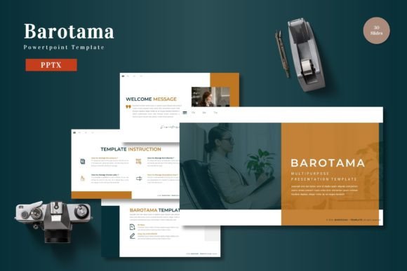 Barotama PowerPoint Template: Confident Presentations Made Simple