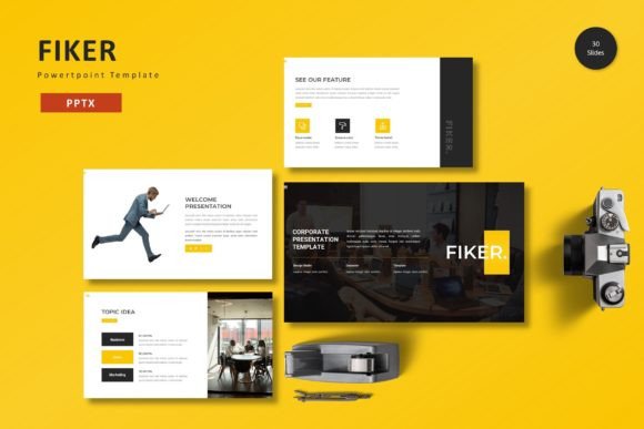 Fiker - Powerpoint Template: A Complete Design Solution for Impactful Presentations