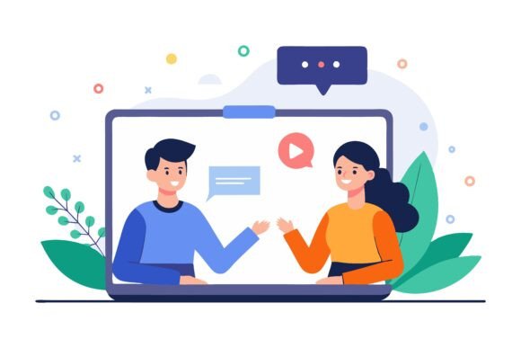 Online Tutorials Illustration Concept: Unlocking Creative Potential with AI EPS Collections