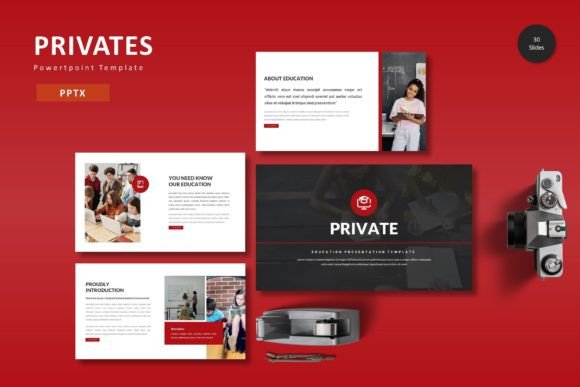 Privates PowerPoint Template for Confident Ideas