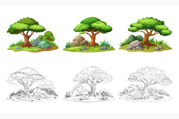 Tree Nature Illustrator: Evaluating AI EPS Illustration Sets for Practical Use