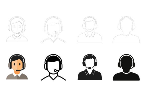 Understanding Support Icons Flat Set and AI EPS Illustration Collections