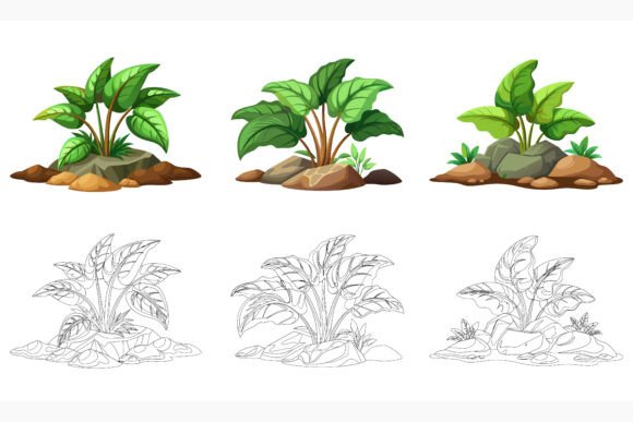 Unlocking Creative Potential with the Tree Concept AI EPS Illustration Set