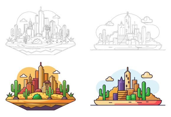 Wild West Town Background: A Versatile Design Resource for Creatives and Entrepreneurs